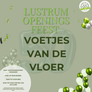 Openingsfeest zaterdag 13 september - VOETJES VAN DE VLOER