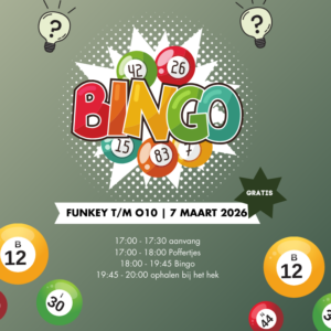 Bingo 7 maart | Funkey t/m O10